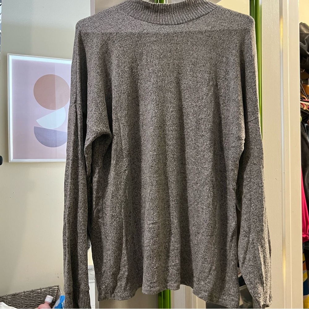 Soft Grey Pull Over Sweater